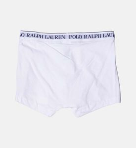 طقم بوكسر خصر بشعار القطن مكون من 3 قطع