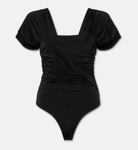 Ganni Jersey Short-sleeve Bodysuit, Packshot View