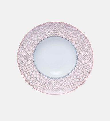Maya Rimmed Porcelain Soup Plate