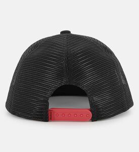 قبعة تراكر شبكية برقعة شعار