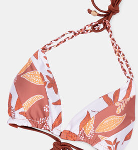 قطعة بيكيني علوية بطبعات الكيوي باتيك