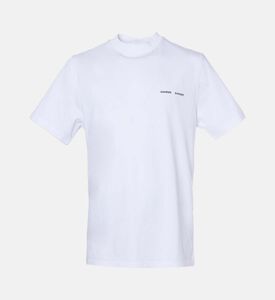 تيشيرت قصير الأكمام قطن عضوي مطبوع