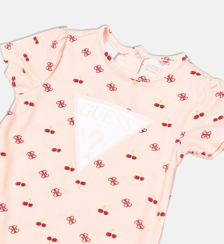 All-over Cherry-print Romper