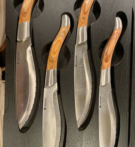 Legnoart Angus Steel Steak Knife Set, Packshot View