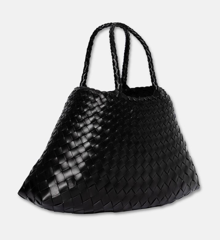 Dragon Diffusion Santa Croce Small Leather Bag, Black, Packshot View