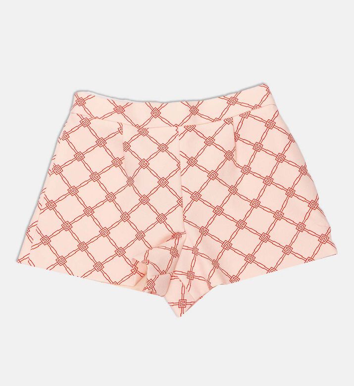 All-over Logo-print High-waist Shorts