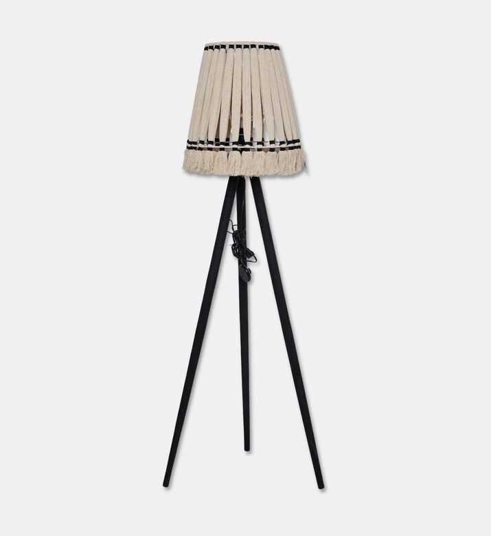 Light and Living Loa Round Drum Floor Lamp, Packshot View