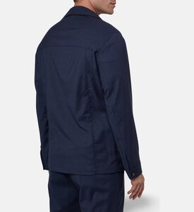 Pal Zileri Flap Chest Pockets Straight-cut Overshirt, Model View