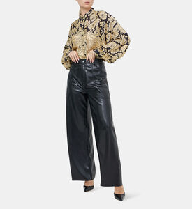 Barbie Faux Leather Wide Pants