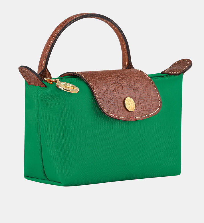 حقيبة لو بلياج بمقبض أخضر