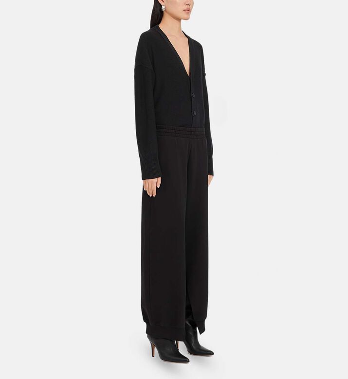 Cotton Wide-leg Sweatpants