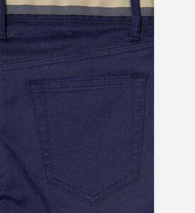 Knitted Stripe Tape Shorts