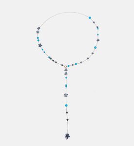 Hematite Turquoise Star Long Necklace