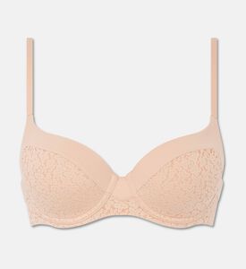 Chantelle Norah Covering T-shirt Bra, Beige, 90, G, Packshot View