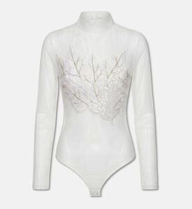 Savanna Bodysuit Embellished, White, Xl, Packshot View