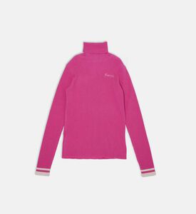 سويت شيرت بياقة مستديرة مطرزة بلوغو