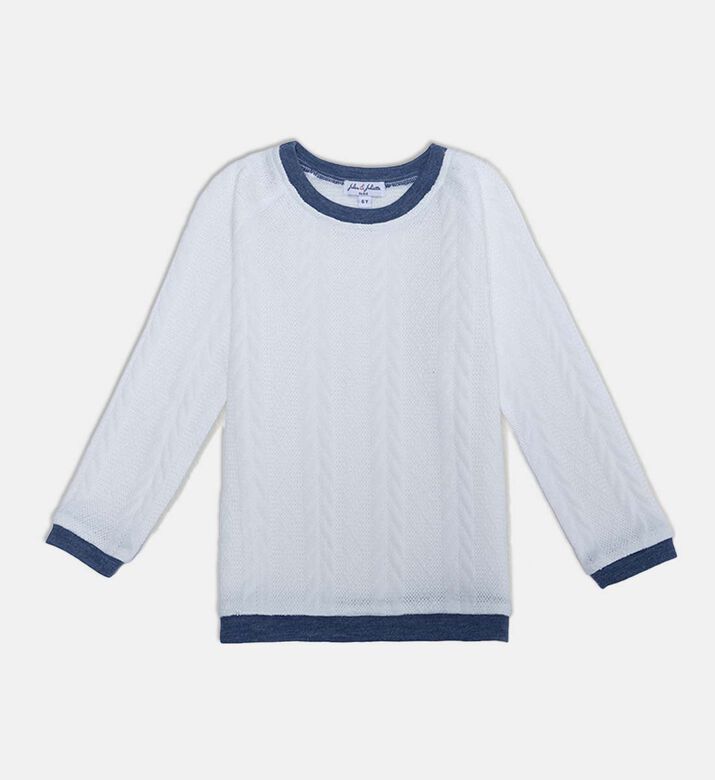Jules and Juliette Paris Two-tone Long-sleeve Sweater, Packshot View