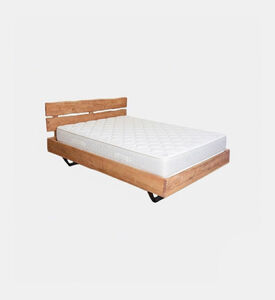 Home Deco and More Jewel Acacia Wood Bed Base, Brown, 180x200x90-cm, Packshot View