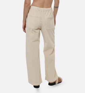 Maison Labiche Lauth Corduroy-textured Pants, Model View