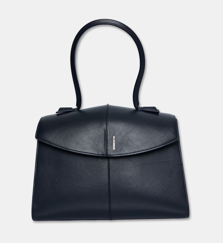 Jil Sander Linea Medium Top-handle Bag, Black, Packshot View