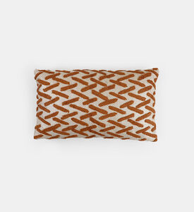 Home Deco and More Stacy Cotton Square Cushion, Packshot View