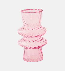 مزهرية زجاجية مزدوجة