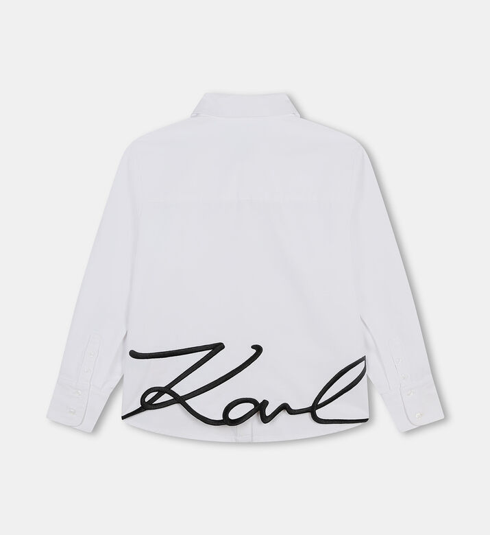 Embroidered Back Signature Shirt