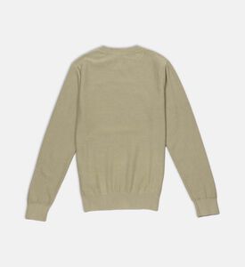 Oversized Embroidered Logo Sweater