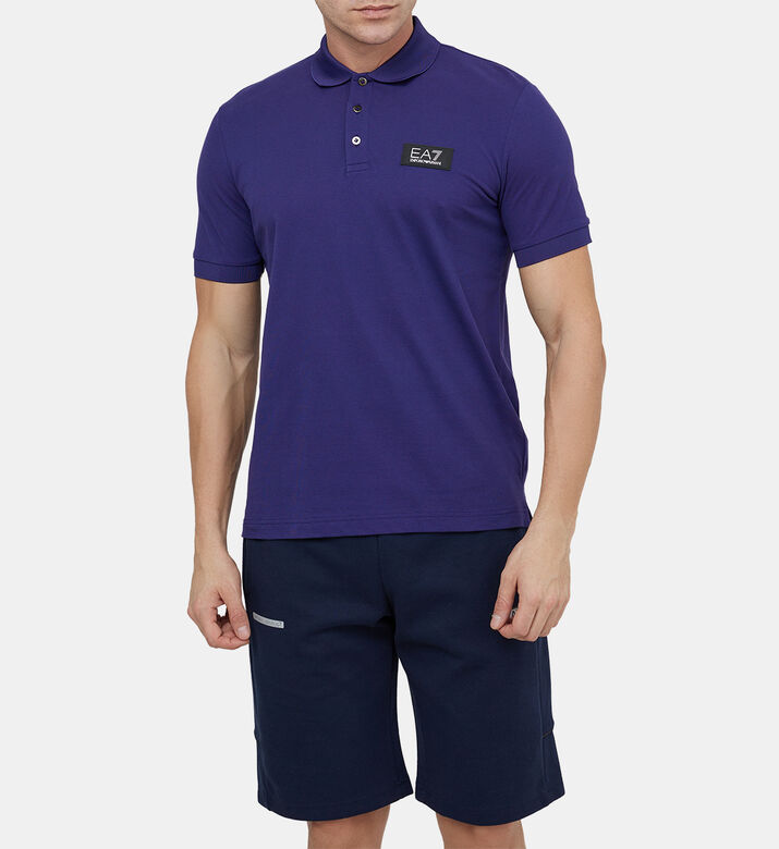 تيشيرت بولو قطن بشعار العلامة