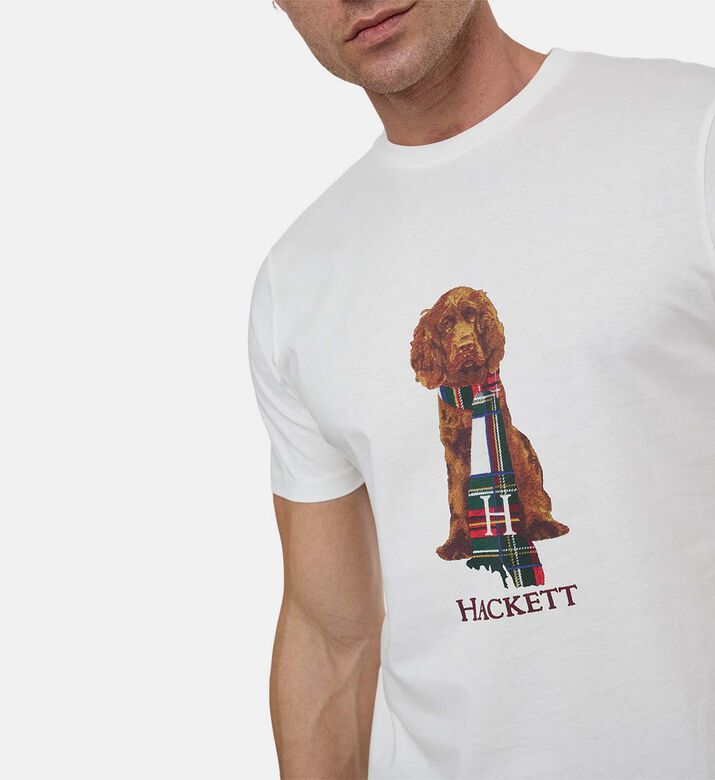Hackett London Ts Heritage, Off-white, S, Model View
