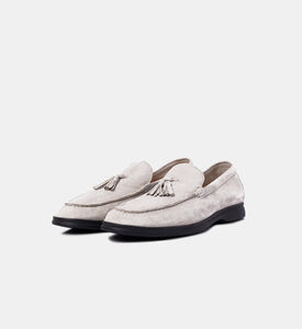 Suede Tassel Loafer