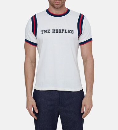 Logo Contrasted Striped Silm-fit T-shirt