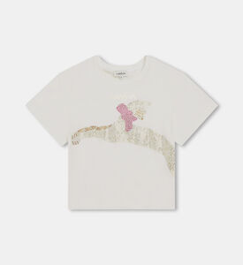 تيشيرت هوبو كات قطن مرصع