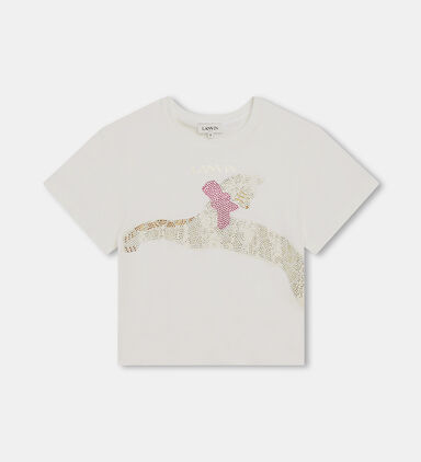 Hobo Cat Cotton Strass T-shirt