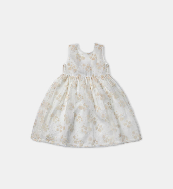 All-over Heart Print Dress