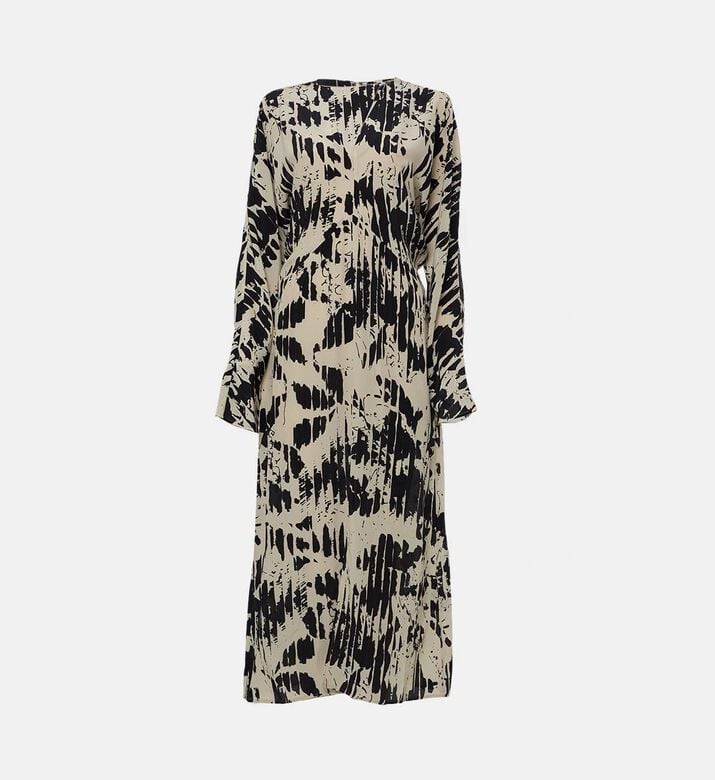 Soeur All-over Abstract-print Long-sleeve Dress, Packshot View Soeur All-over Abstract-print Long-sleeve Dress, Packshot View