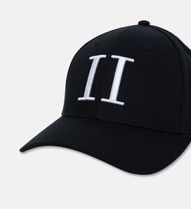 Les Deux Logo-embroidery Buckle Closure Cap, Black, Packshot View