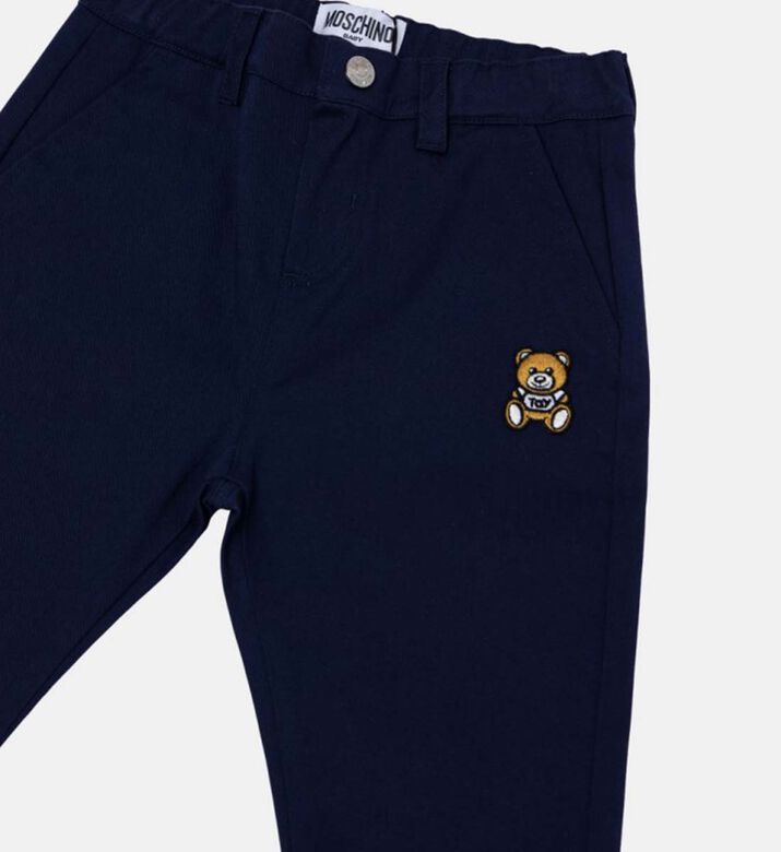 Baby Boy Teddy Patch Trousers Baby Boy Teddy Patch Trousers