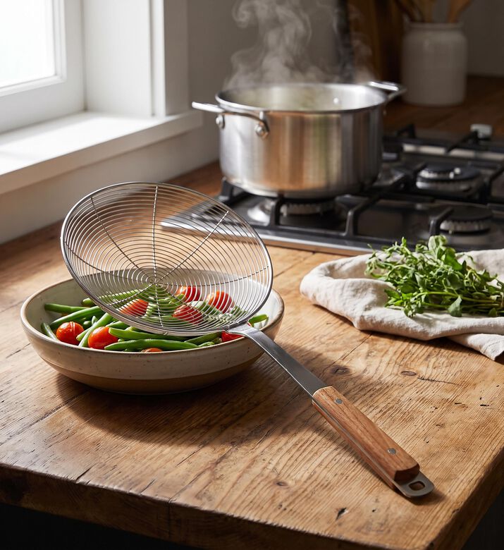 Estia Allure Stainless Steel Strainer, Model View