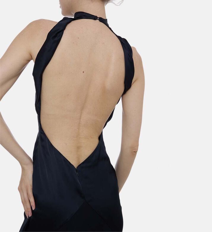 Cut-out Detail Flared Midi Dress Cut-out Detail Flared Midi Dress
