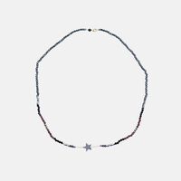 Hematite Stars Charm Necklace