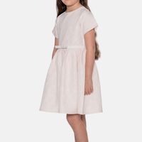 Eryna Tonal Jacquard Girl Dress