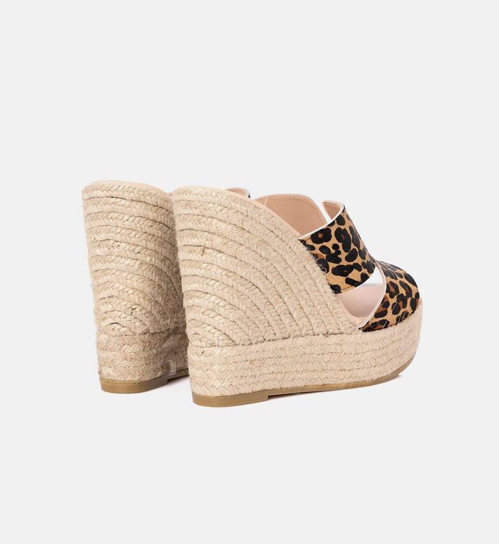 Animal Print Wedge Sandals Animal Print Wedge Sandals