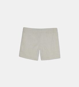 شورت بخصر عالٍ بتصميم مناسب