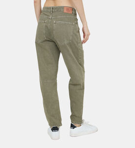 بنطال بقماش قطني تويل بجيوب خارجية