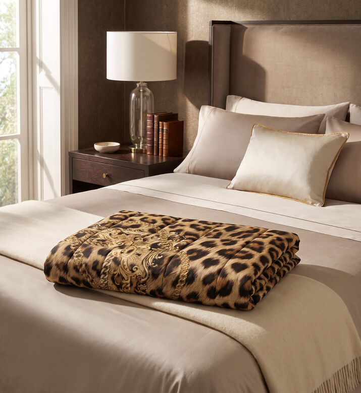 Philipp Plein Leopard Chain Bed Cover, Packshot View