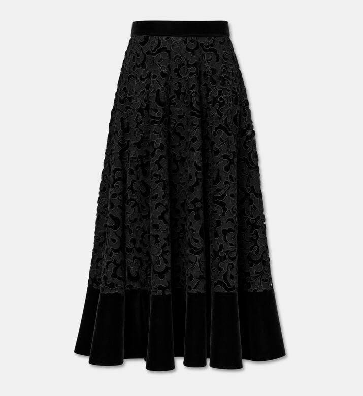 Blue For Burgundy Skirt Guipure, Packshot View