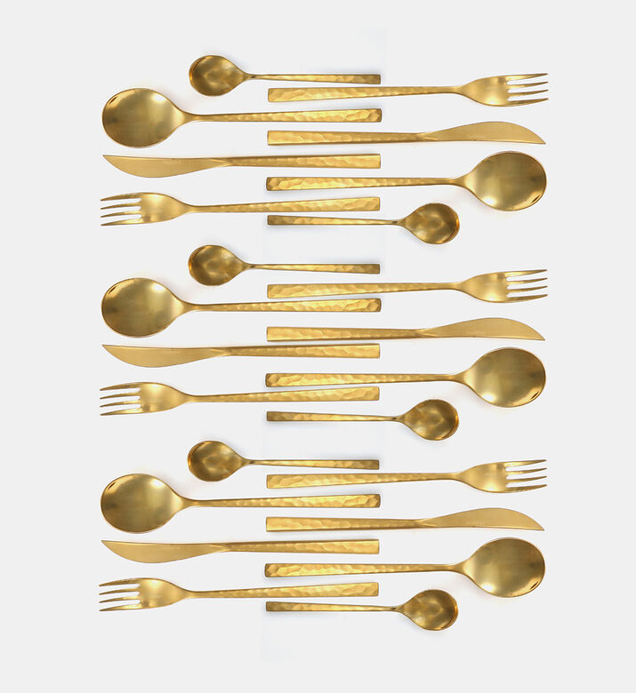 The Fuse Hammered Cutlery 24-piece Set