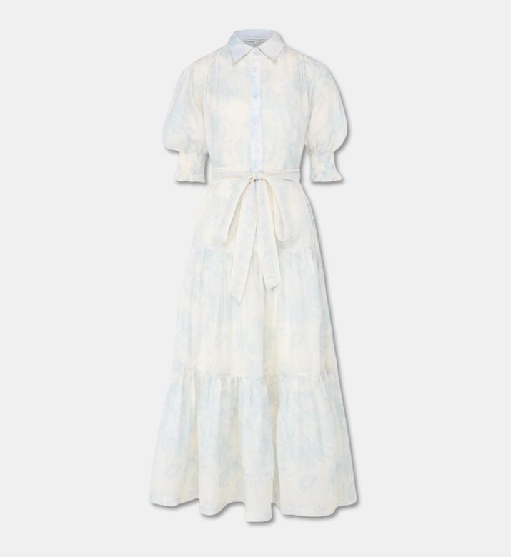 Carter and White Portofino Button-front Midi Dress, Packshot View