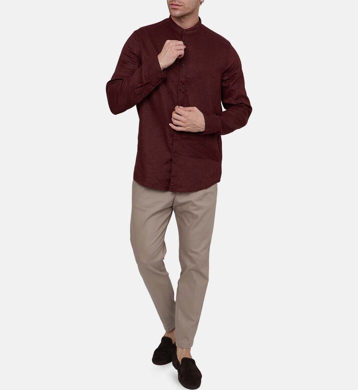 قميص تالوك بياقة قائمة